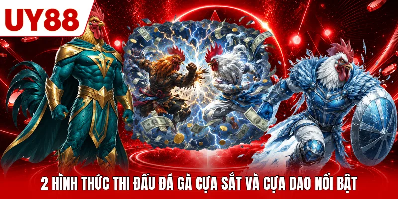 2 hình thức thi đấu đá gà cựa sắt và cựa dao nổi bật